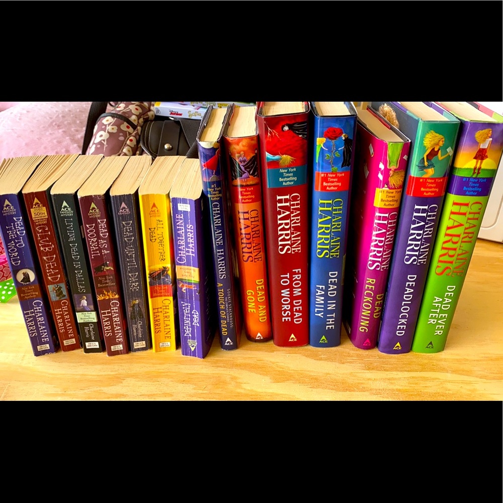 14 books in the Sookie Stackhouse series.